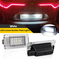 2PCS OEM# 265108990E White LED License Plate Light Lamp For Nissan Serena C27 Altima Suzuki Landy Dacia Duster Warning Lamp