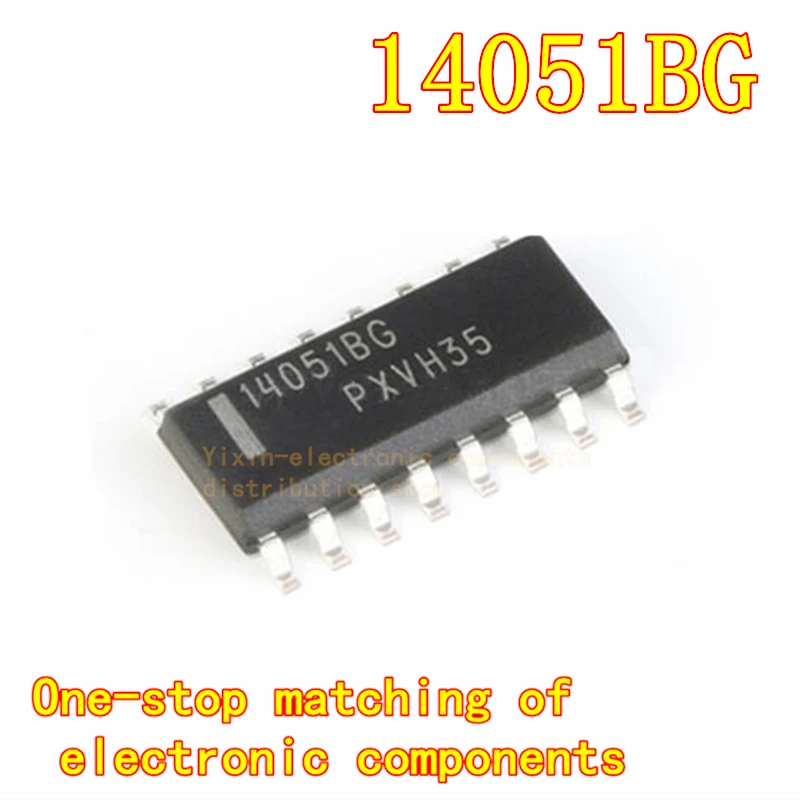 5PCS/Pack MC1496DR2G  MC14051BDR2G MC14504BDG MC14106BDR2G  MC14094BDR2G SOIC-16 tri-state output 8-bit shift register chip