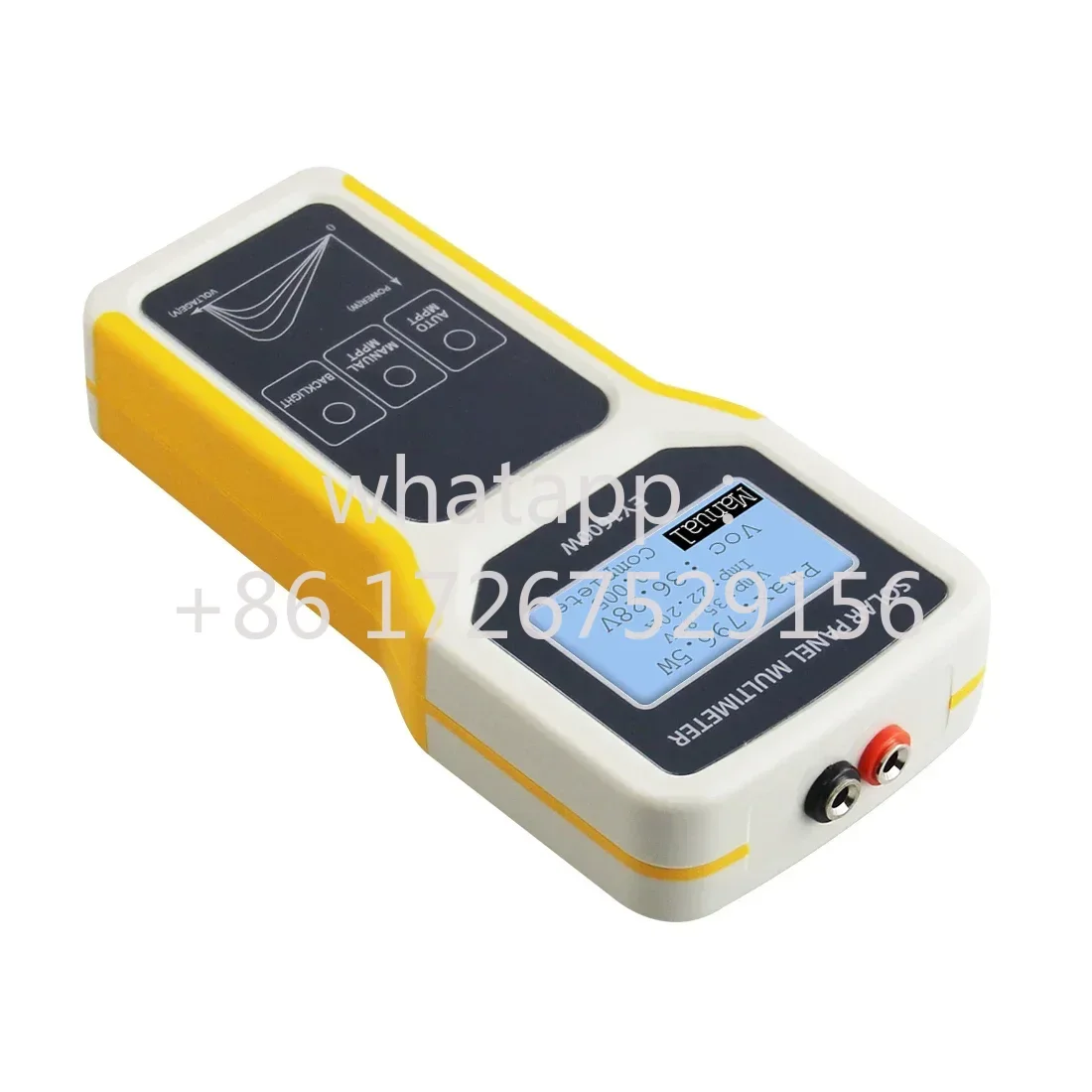 EY1600W MPPT LCD Display Solar Panel PV Tester Kit Smart Current Voltage Multimeter Tester Digital Meter Solar Power Tester VOC