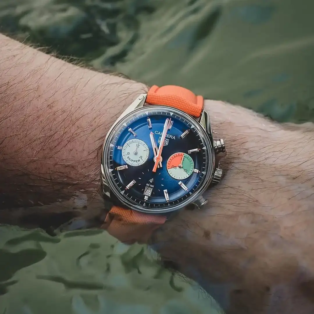 20 มม.21 มม.22 มม.ยาง FKM สายนาฬิกา Perfect Fit Cartier Santos Omega AP Panerai Sekio FLAT End Universal สายนาฬิกา