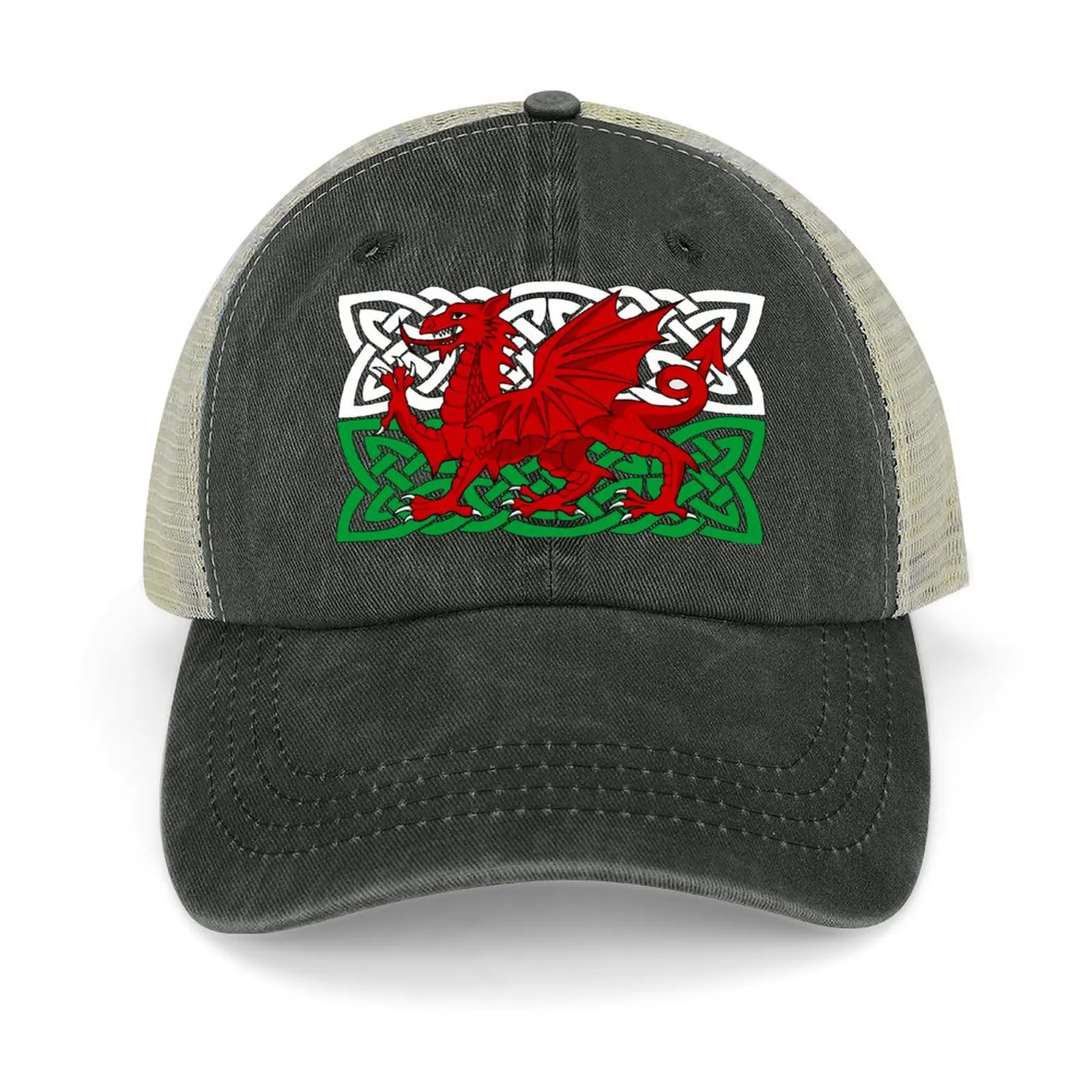 

Y Ddraig Goch Cowboy Hat Big Size Hat summer hat Female Men's