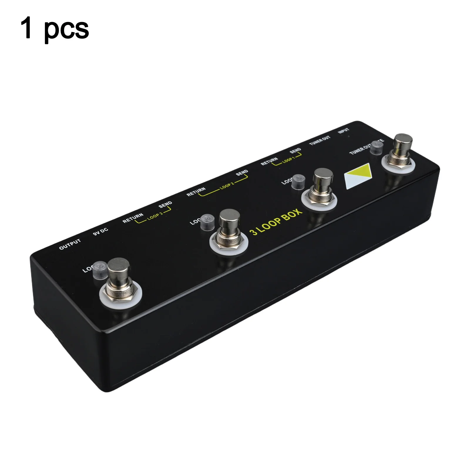 Flexible Input Socket Design True Bypass Pedal Guitar Loop Pedal Compact Design Customizable Input Socket Guitar Practice