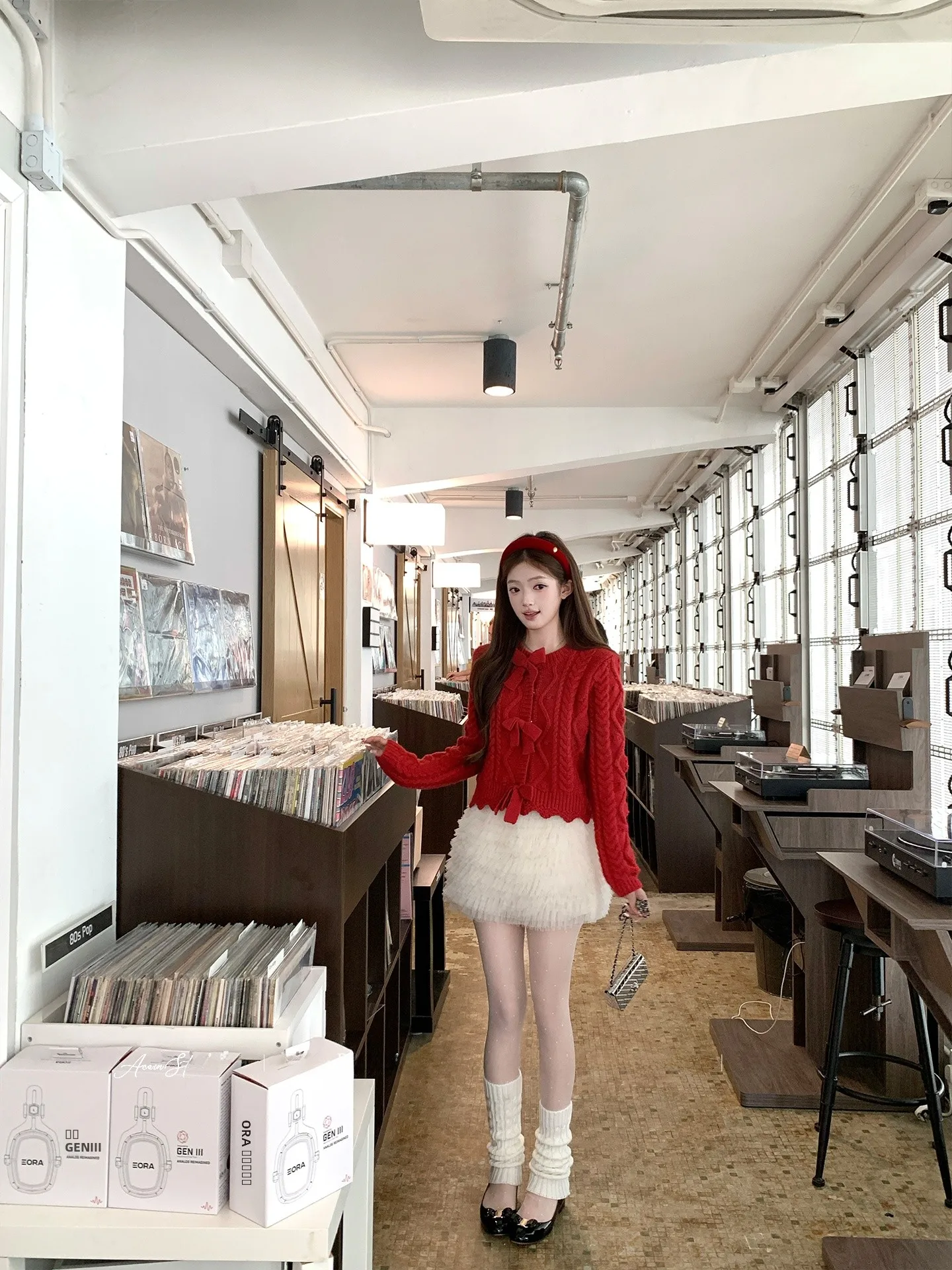 

Acaine High Waist A-Line Skirt Ballet Sle Women's Pure Color ort f-length Spring Autumn Winter Slimming Skirts