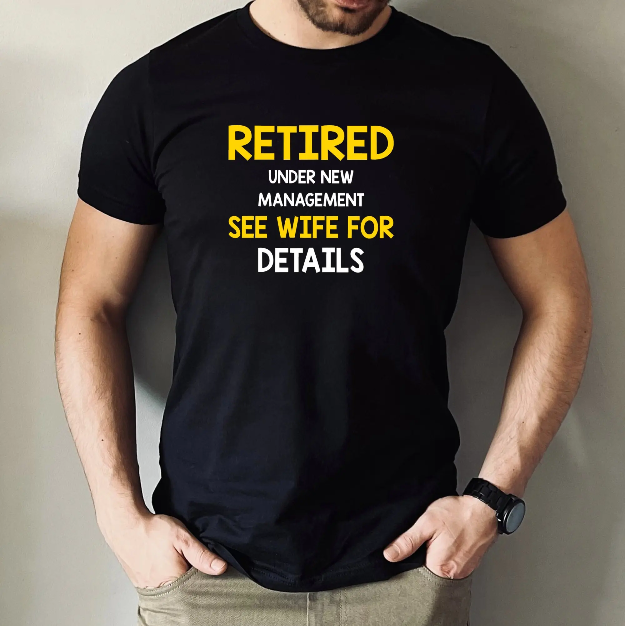 Retirement T Shirt Happy Funny For Him Men Husband Grandpa