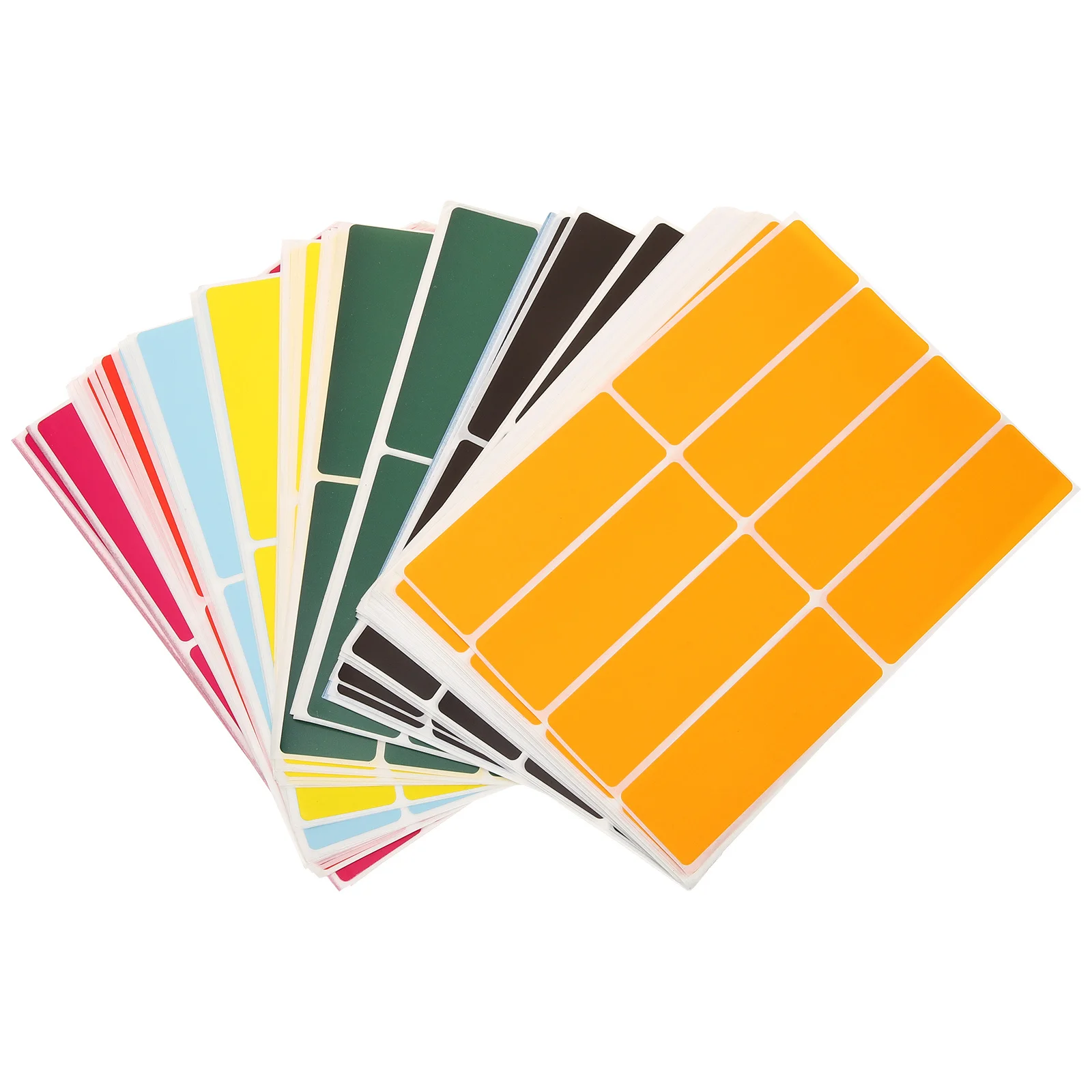 

100 шт. красочные этикетки-наклейки, пустая классификация для офиса, дома, школы, хранения, сортировочные этикетки, клейкие этикетки