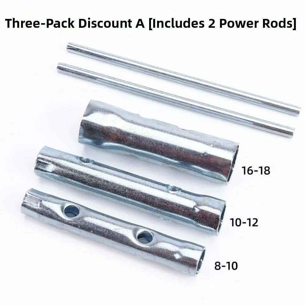 Multi-Purpose Spark Plug Socket Wrench Hollow Hexagonal Design Tubular Structure Tubular Box Wrench Set Professional Grade