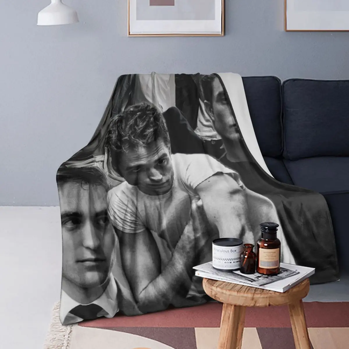 

Good Time Robert Pattinson Blankets Soft Warm Flannel Throw Blanket Cover for Bed Living room Picnic Travel Home Sofa