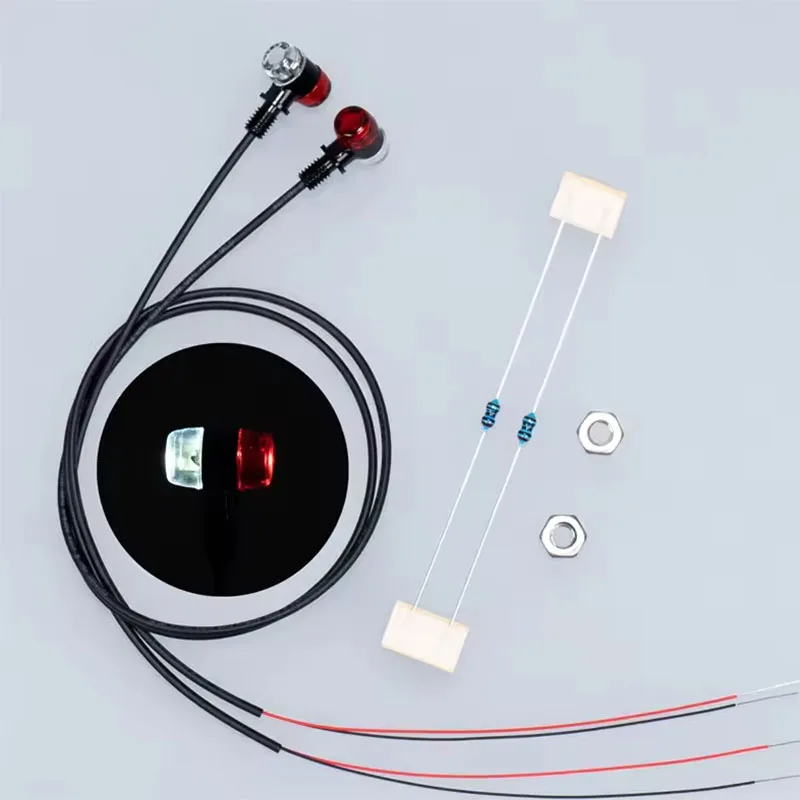 Lámpara de posición RC, luz lateral LED de 3V para camión Tractor Tamiya 1/14 Rc 770S FH16 Arocs LESU, piezas de Control de Radio, accesorios