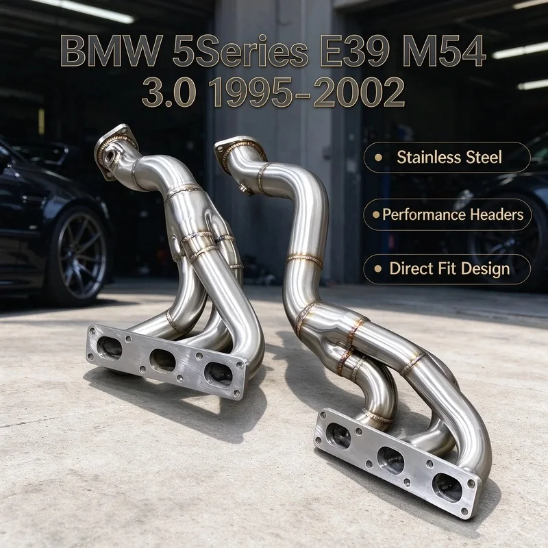 For BMW 5Series E39 M54 3.0 1995-2002  High Performance Manifold Exhaust Modification Perfect Installation Racing Performance