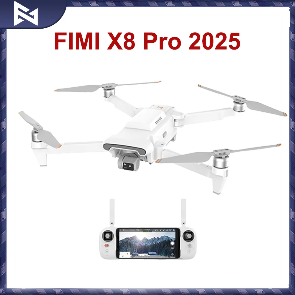 FIMI X8 PRO 2025 4K HDR 48MP 3-Axis Gimbal Camera Drone Professional GPS 20KM RC Quadcopter New Arrivals