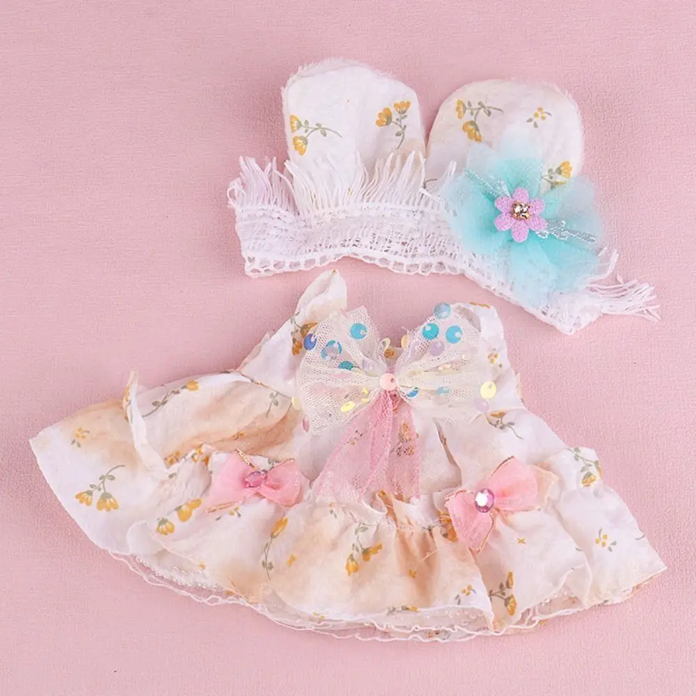 Clothes Cotton Doll Lolita Clothes 20cm Lolita Doll Clothes 20 Cm Pretty Princess Skirt 20cm Cotton Doll Clothes Set