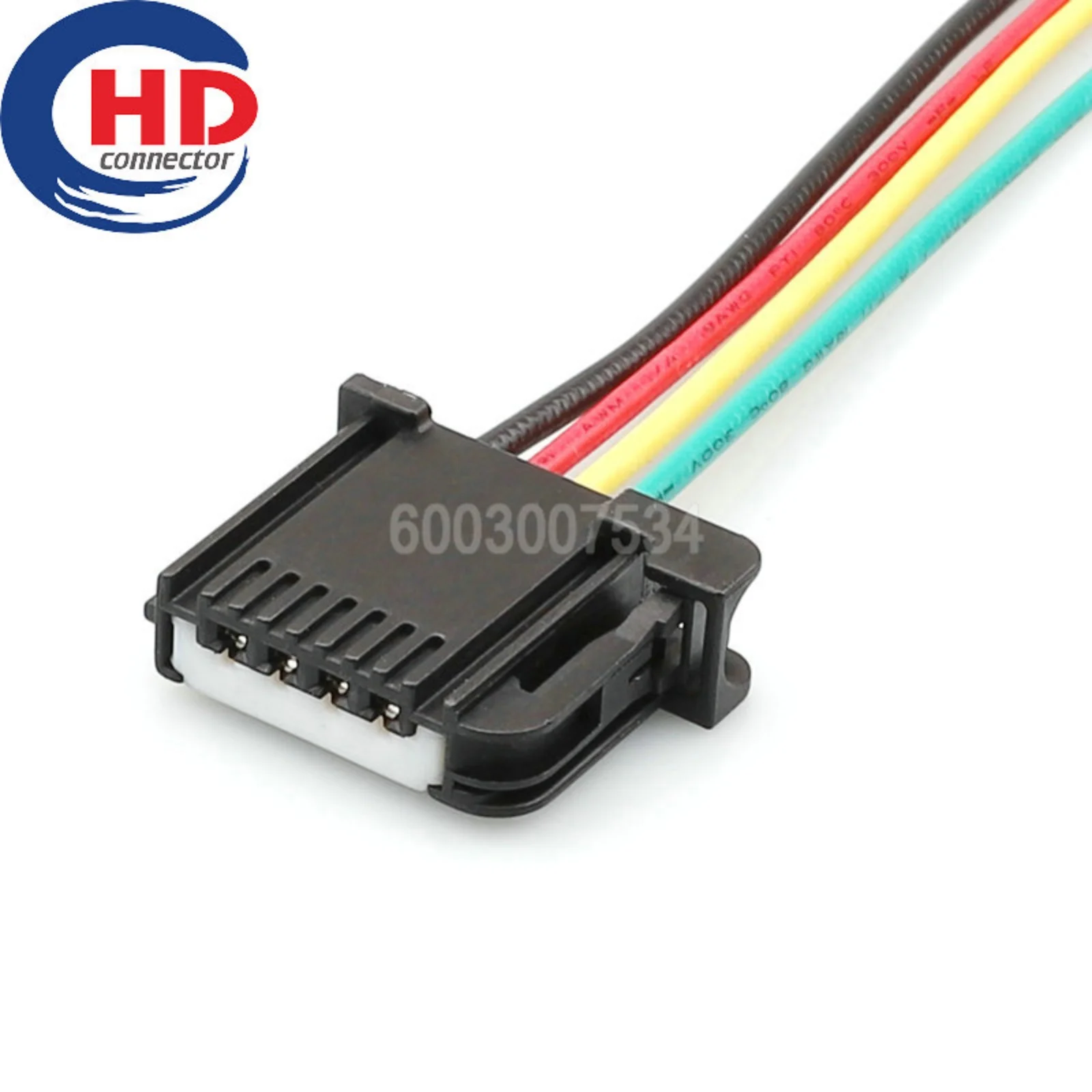 4 Pin Connector Unsealed 1.5mm Female Connectors Cable Plug Motorcycle Electrical Harnesses Wiring Harness 6098-5516