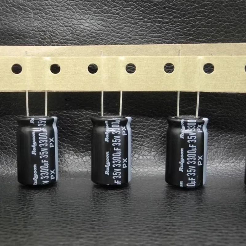 （2pcs）3300uf35v Rubycon PX 35v3300uF  16*25mm fixed capacitor Through Hole  Aluminum Electrolytic Capacitor
