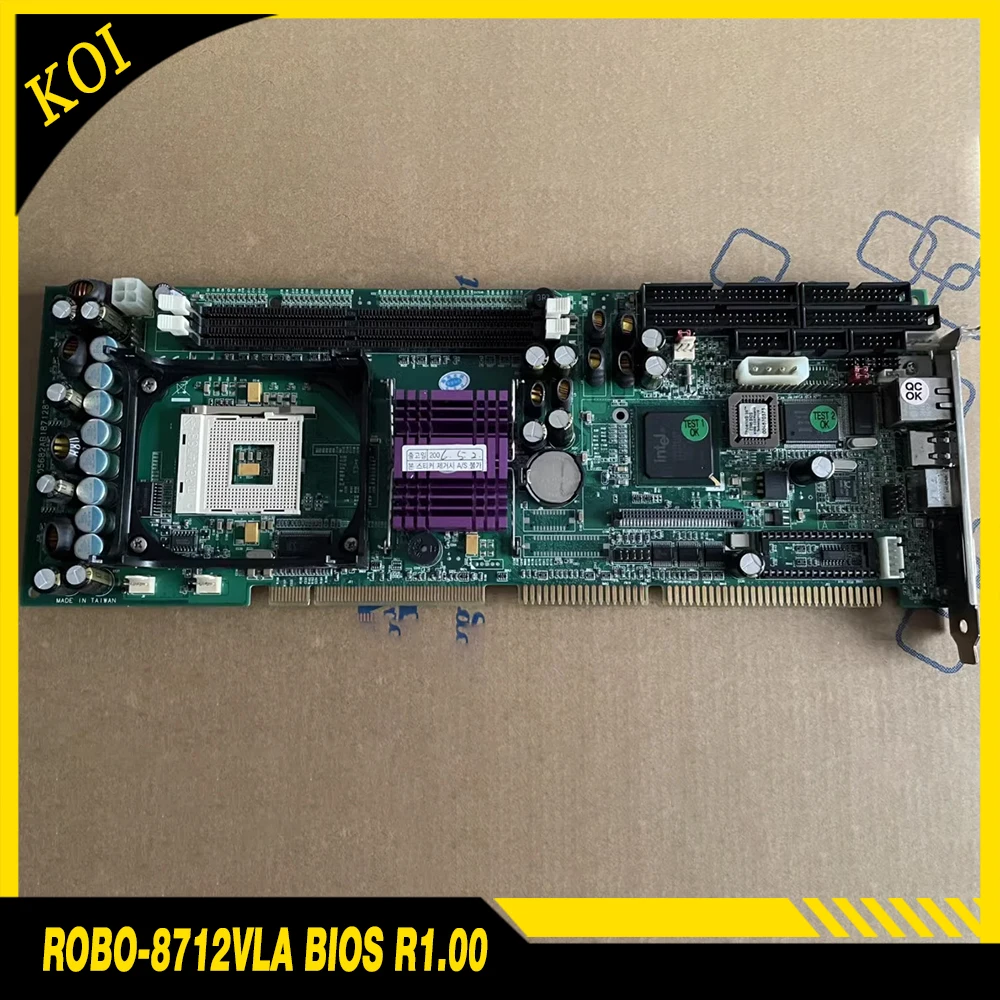 For ROBO-8712VLA BIOS R1.00 Industrial Control Computer Single Network Port Motherboard