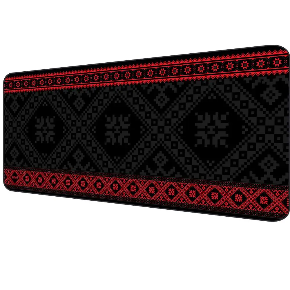 

Persian carpet black texture red lace Desk mat playmat bedroom learning Mouse Mouse pads large size games Pad