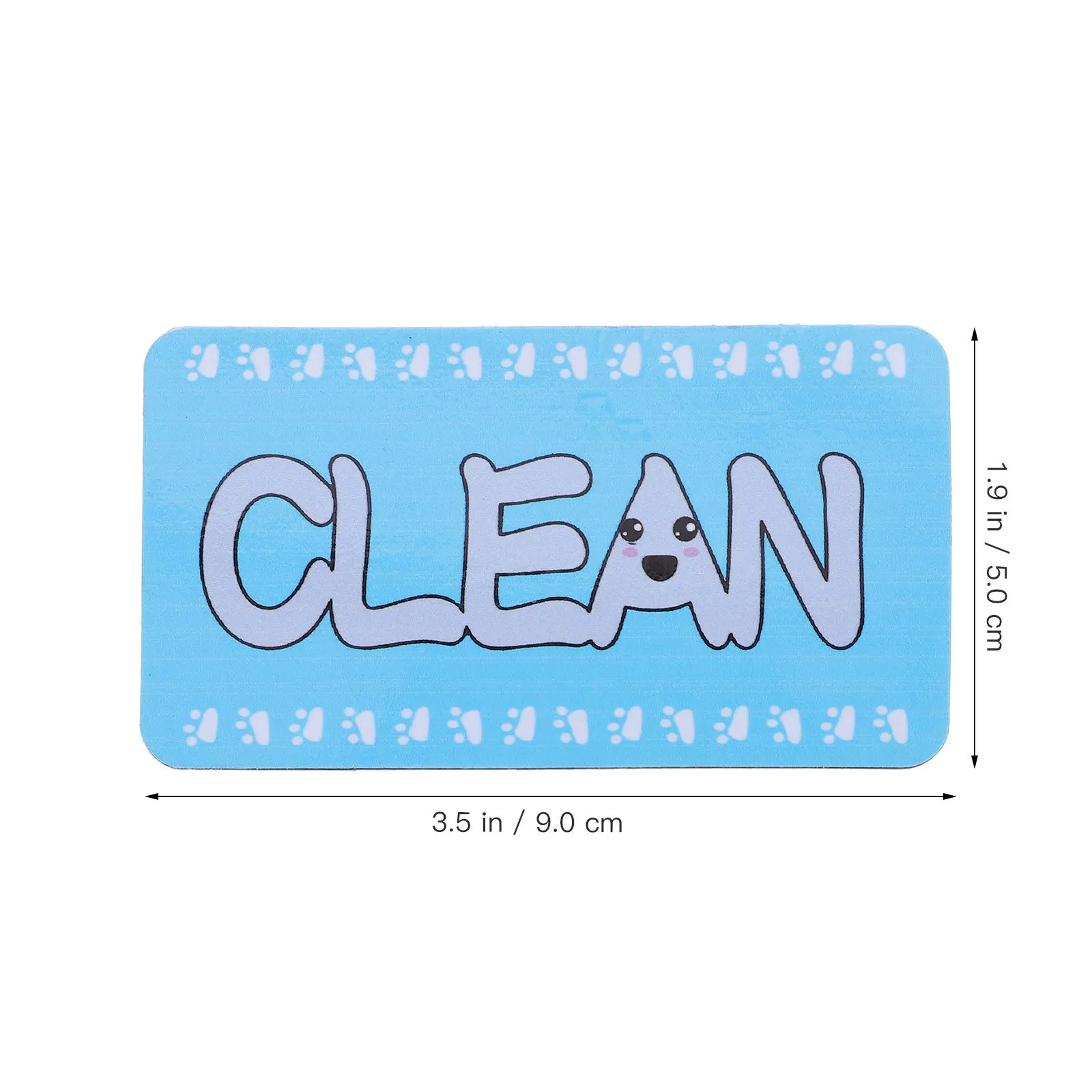 غسالة الصحون المغناطيسي نظيفة القذرة علامة على الوجهين مؤشر المغناطيس غسالة الصحون الملحقات غسالة تنظيف التسمية #5