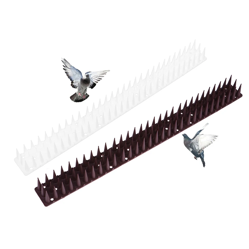 

1 Pc Plastic Bird Spike Wall Fence Spikes Yard Bird Spikes For Anti Climbing Security On Wall Window Railing Garden Appliances