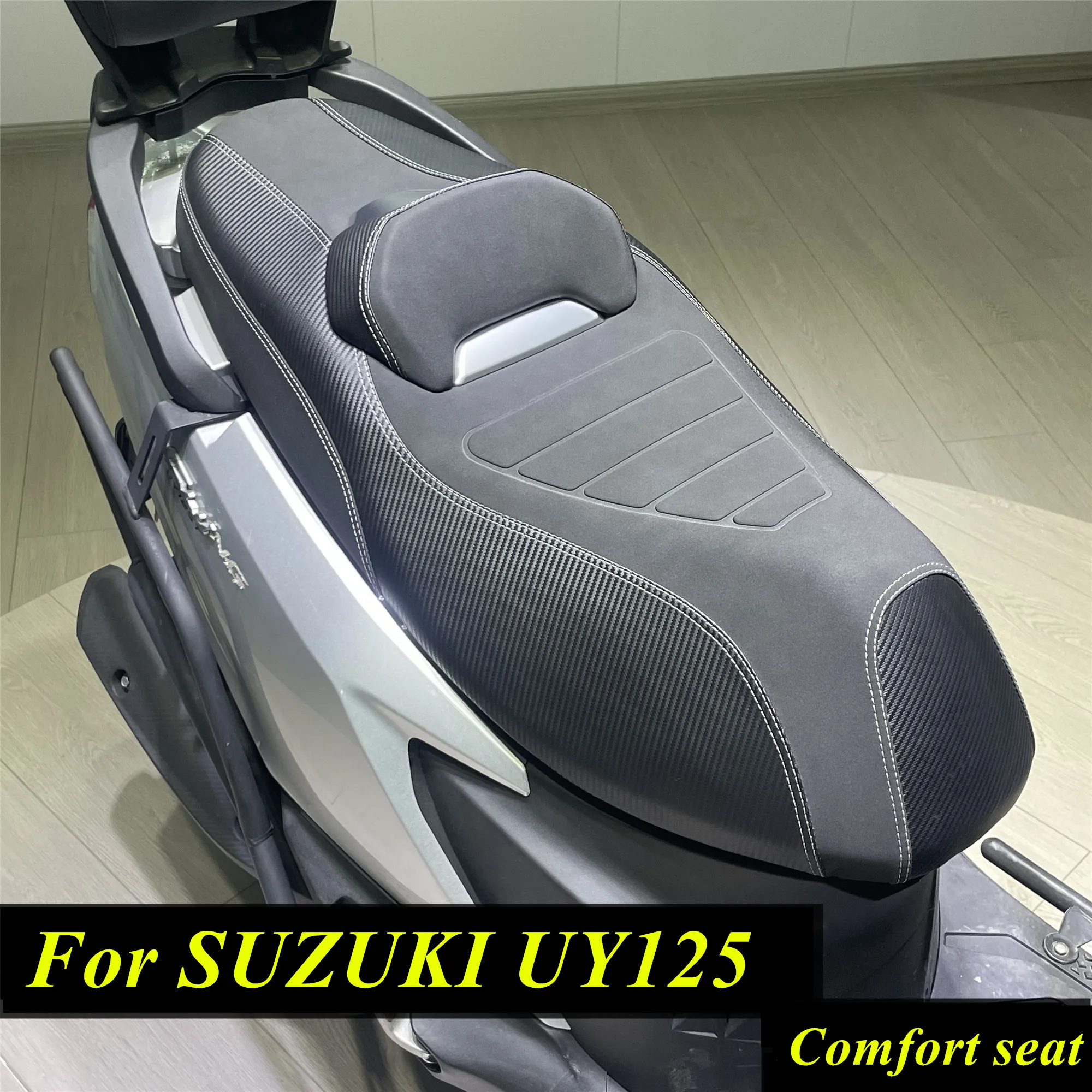 

Modified motorcycle UY125 spare part seat uy125 lower 2cm seat cushion complete whole seats for Suzuki uy125