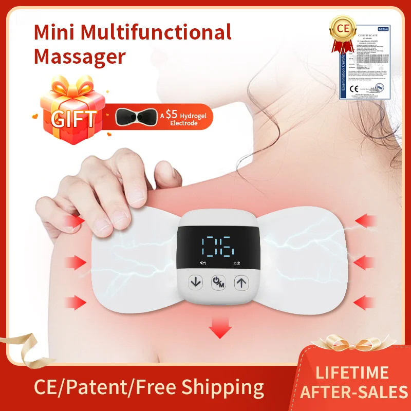 

Portable EMS Electric Facial Massager Neck Massage Physical Therapy Treat Muscle Pain Lowfrequency Pulse Heating Beauty Devices