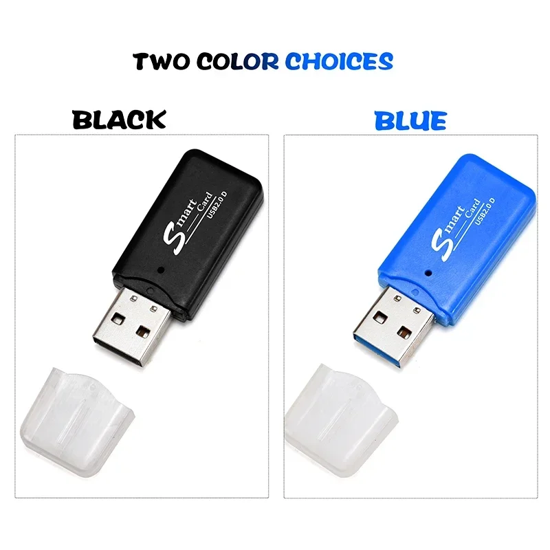 Shandian Mini Smart SD Card 64GB Blue TF Memory Card 32GB Black Card Reader 16GB for Phone Storage Devices Gift 8GB 4GB