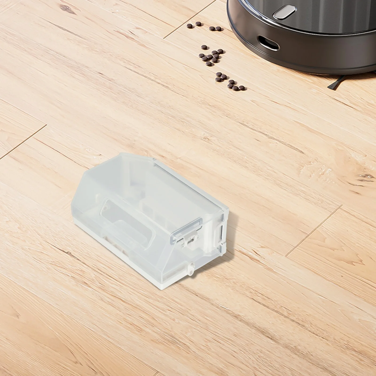 

New Practical Dust Container Dustbin Box 1* For Ecovacs Installation Method Efficiently Empty The Tank Quickly