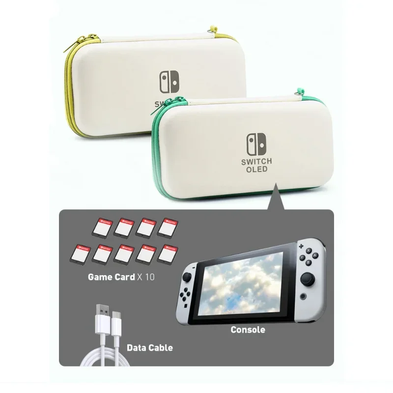 

Carrying Case Compatible-Nintendo Switch OLED Storage Protective Hard Cover Crystal Shell For Switch Oled Accessories