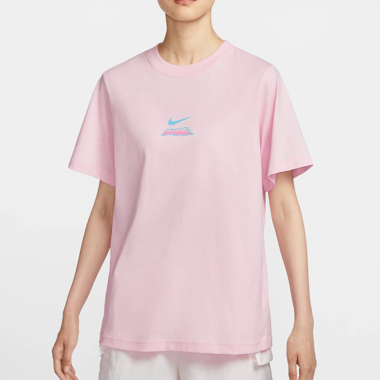 

Nike genuine genuine 2024 New Women's Casual Printed Loose Fit Sport Short Sleeve HM4625-663