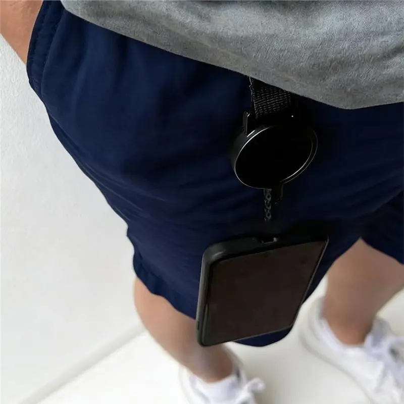 Super Deal -Universal Anchor& Locking Carabiner Phone Tether Anti Theft:Phone Lanyard For Outdoor Travel For Skiing,Hiking 4PCS