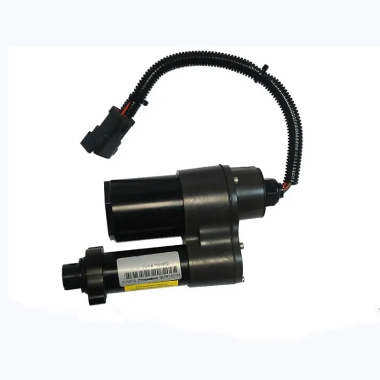 Slip steering Lift and tilt electrically controlled actuators 7101672