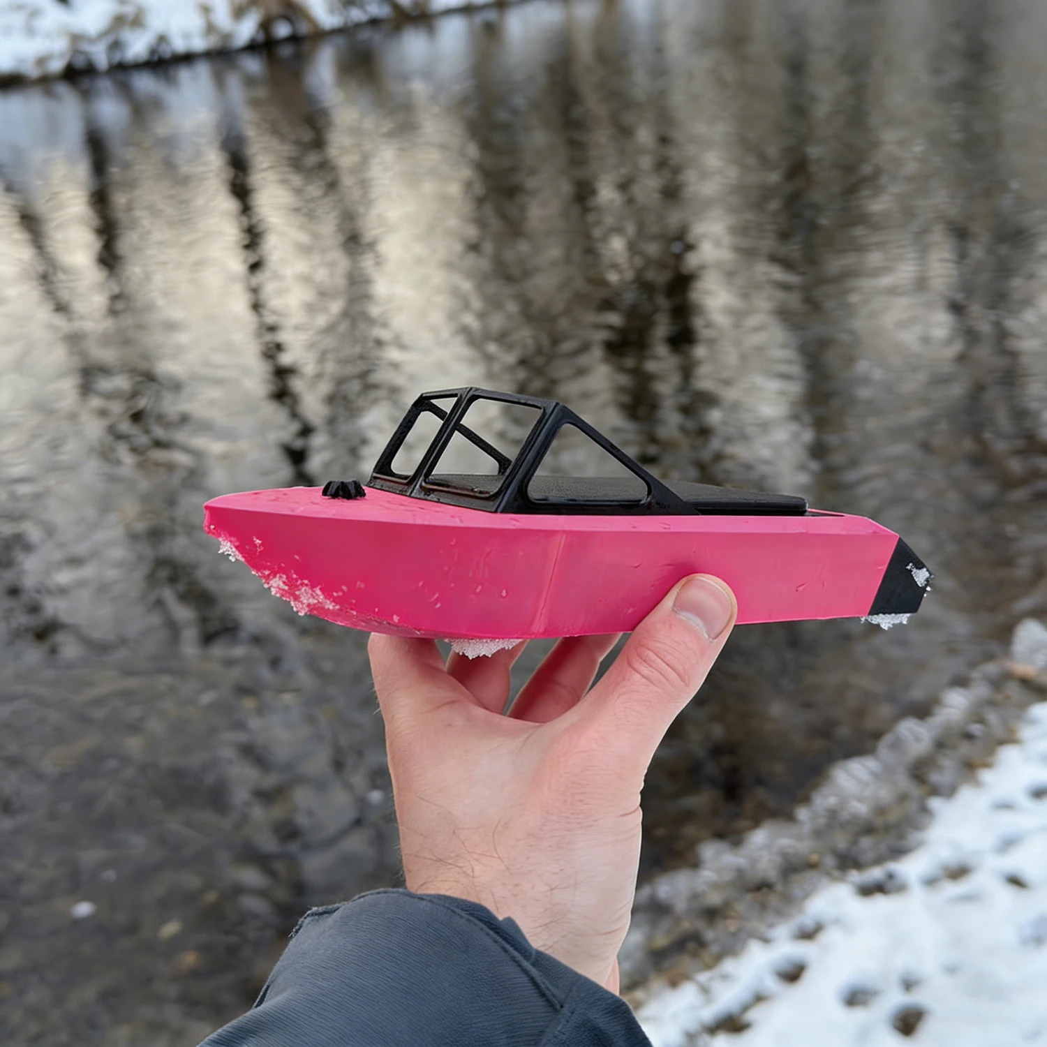 

RC Ships 22cm Brushless Motor Remote Control Racing Boat Ultra-mini Remote Control Jet Pump Schiffe Model Kit Ship Toy