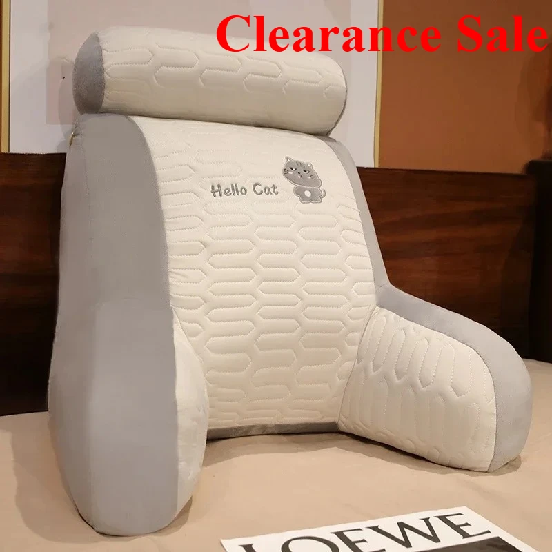 Ice Shreds Pillow Panda Increase in Height Lumbar Support Detachable Washable Cushion Student Dormitories Bed Backrest