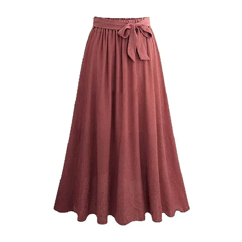 

Comfortable summer Korean style ruffled skirt