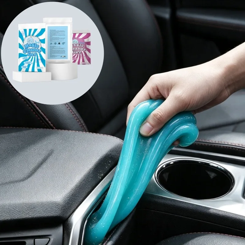 Magic Car Cleaning Gel Auto Interior Dust Cleaner Slime for Air Vent Cup Holder Steering Wheel Seat Gap Detail Cleaning