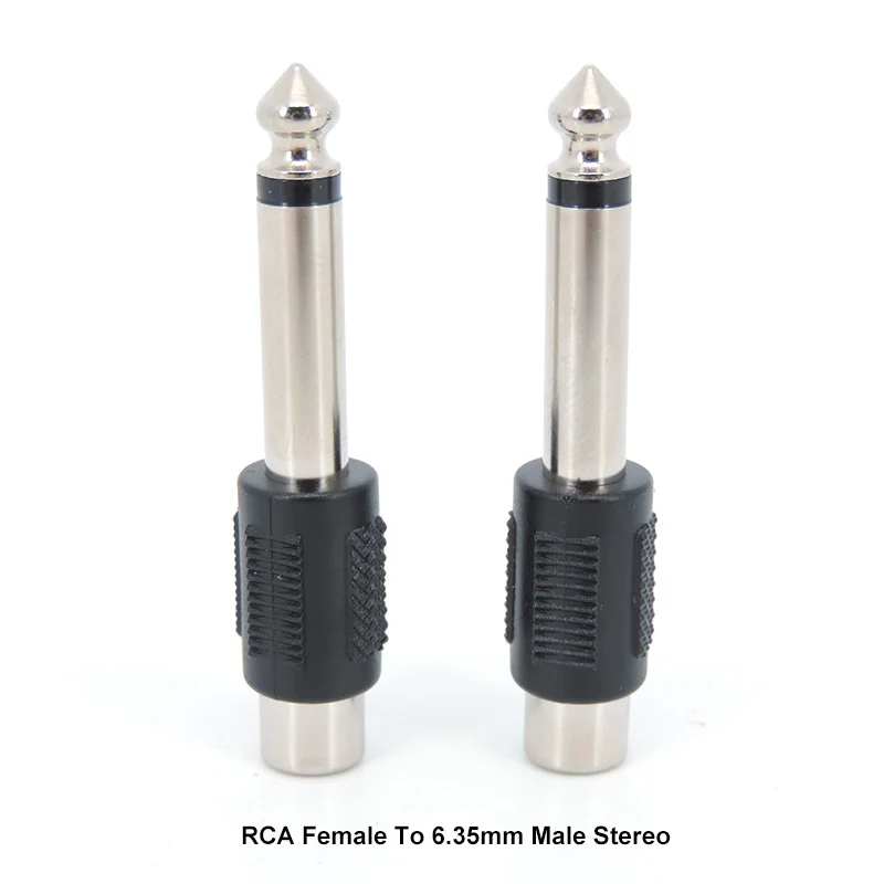 RCA Female Jack To 6.35mm 1/4