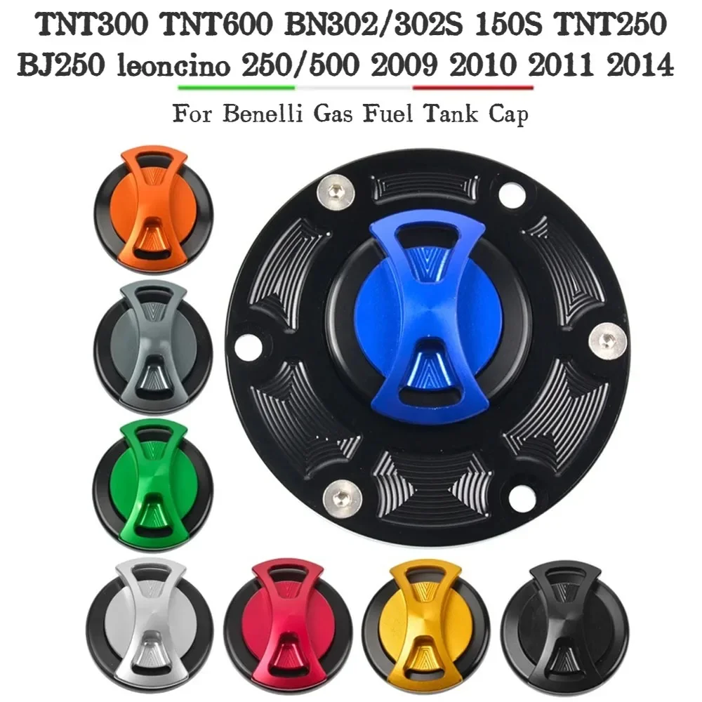 Motorcycle CNC Fuel Tank Cap Cover For Benelli TNT300 TNT600 BN302/302S 150S TNT250 BJ250 leoncino 250/500 2009 2010 2011 2014