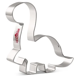 KENIAO Brontosaurus Cookie Cutter - 11.4 cm - Dinosaur Bread Sandwich Fondant Biscuit Mold - Stainless Steel