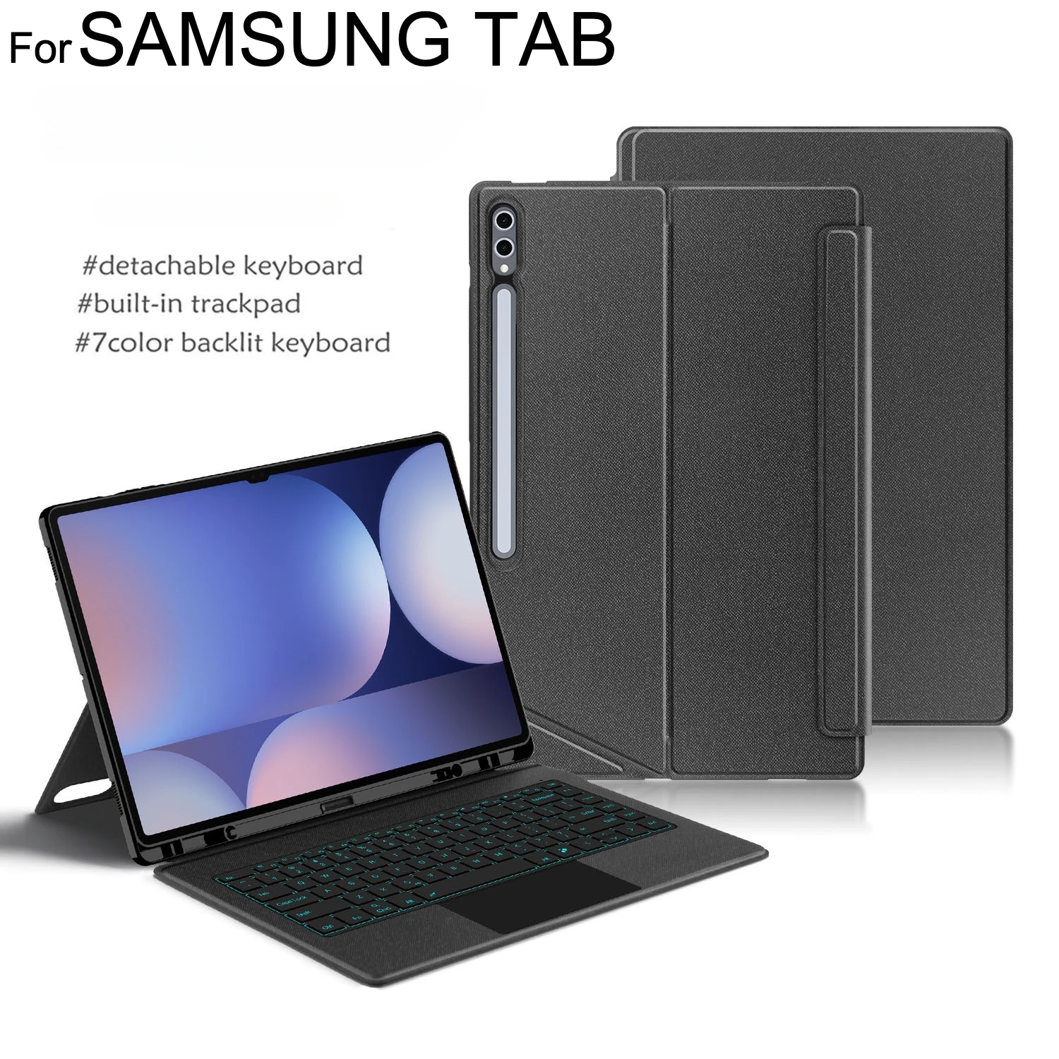 

Detachable Keyboard Case For Samsung Tab S8 S9 S10 Ultra 14.6 inch A9 Plus S6 Lite S9 11 S10 FE 10.9 S7FE12.4 Keyboard Cover