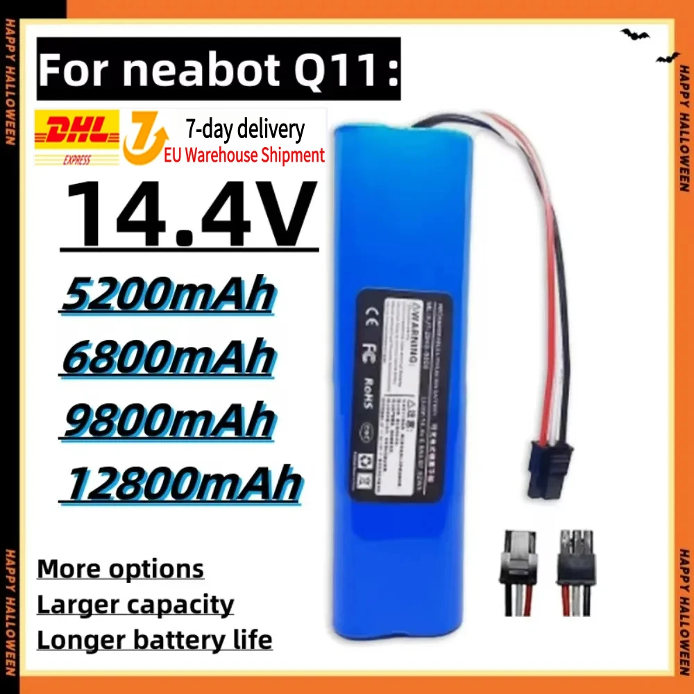 

Rechargeable Li-ion Battery for Xiaomi Lydsto R1 Viomi S9 Roidmi Eve Plus neabot Q11 ROEMO SYB2 Robot Vacuum Cleaner Battery