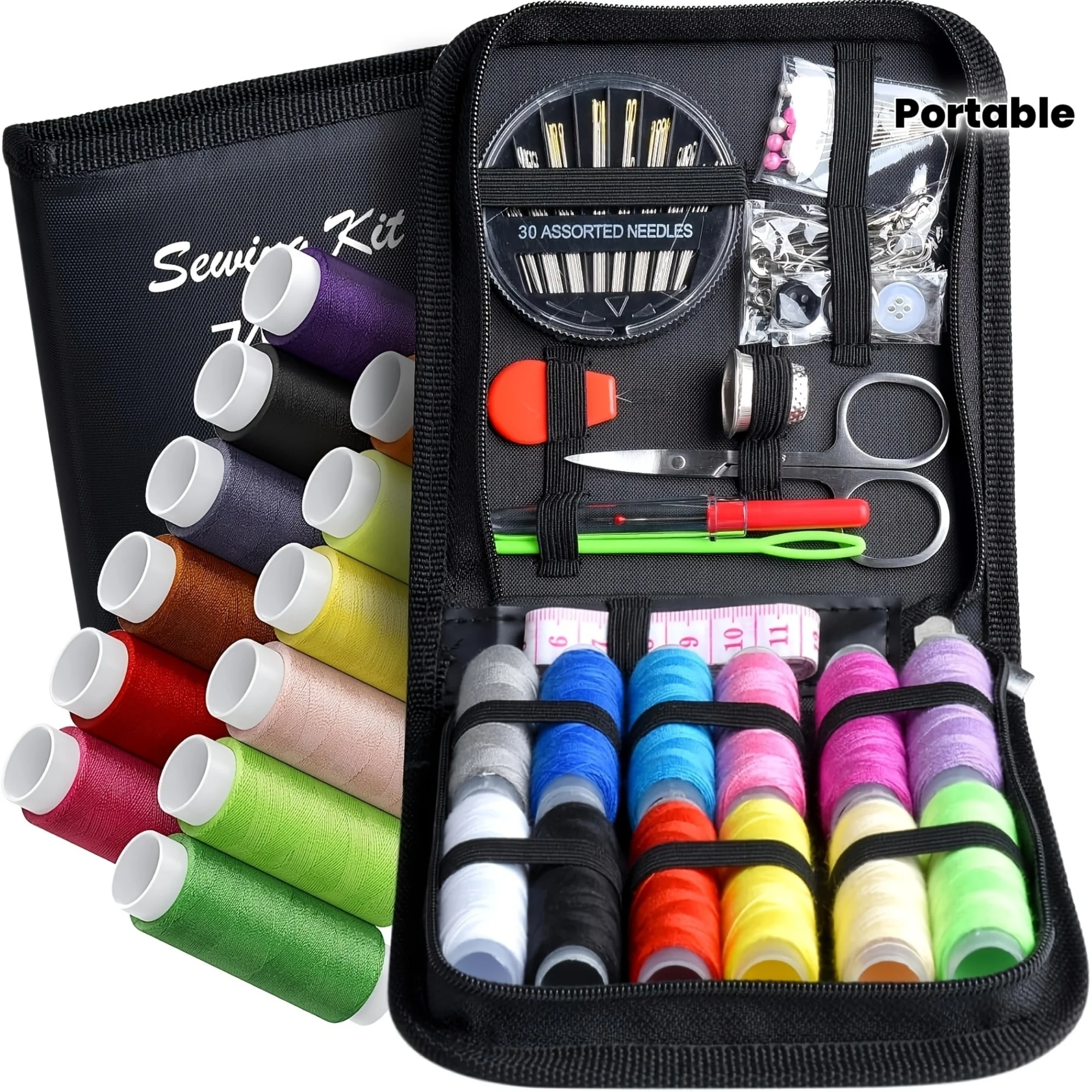 

Sewing Kits DIY Multi-function Sewing Box Set for Hand Quilting Stitching Embroidery Thread Sewing Accessories Sewing Kits