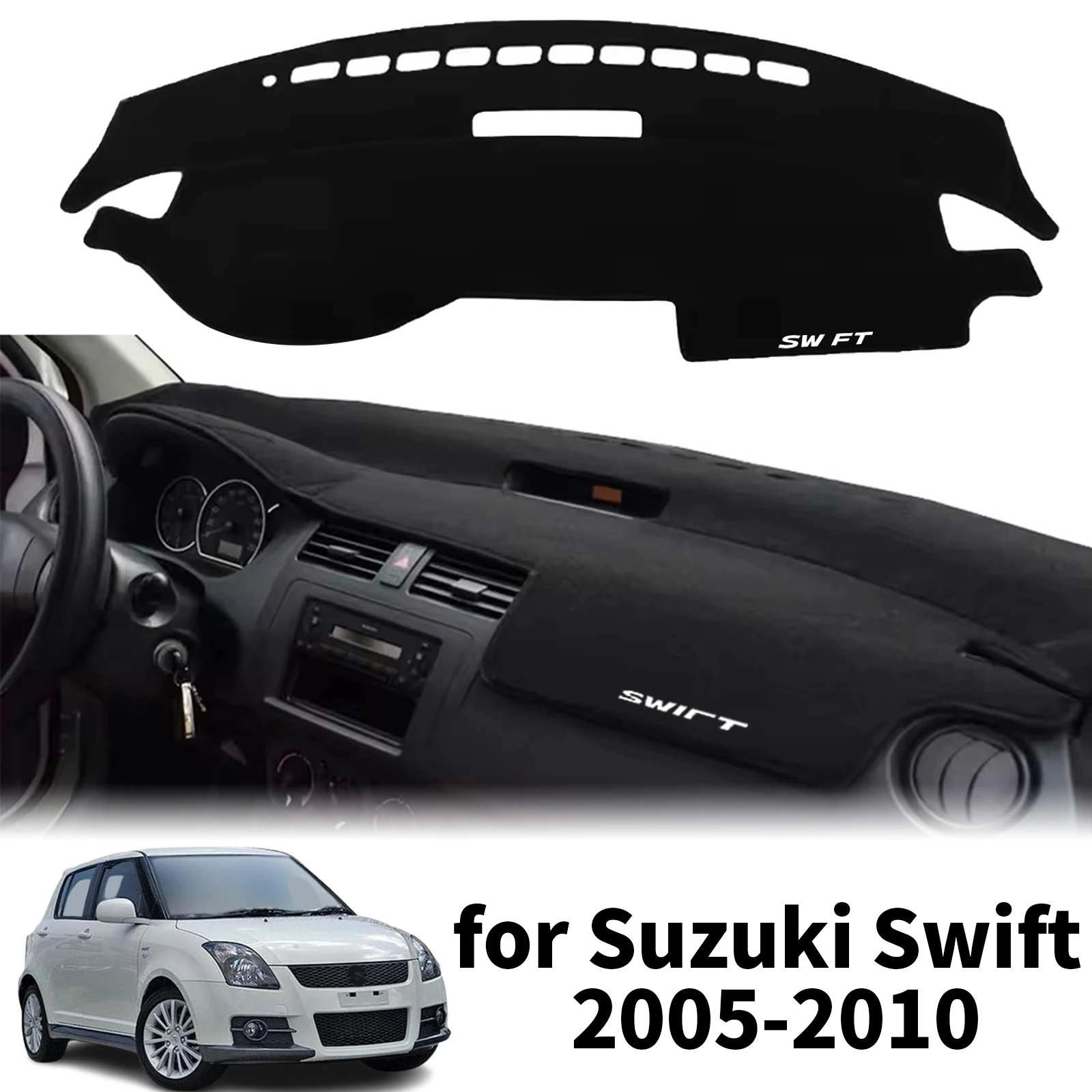 

fit for Suzuki Swift 2005 2006 2007 2008-2010 Car Accessories Protective Carpet DashMat Sunshade Dashmat Dashboard Cover Pad