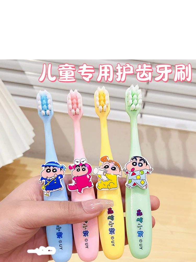 

for Crayon Shin-chan Nohara Hiroshi Cartoon Cute Toothbrush for Boy and Girl Soft and Gentle on Gums, Household Teeth Cleaning B