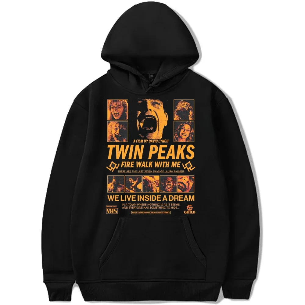 2025 Hoodies Twin Peaks  Anime Japanese Anime Sweatshirts Women  Cartoon Graphic Streetwear Long Sleeve