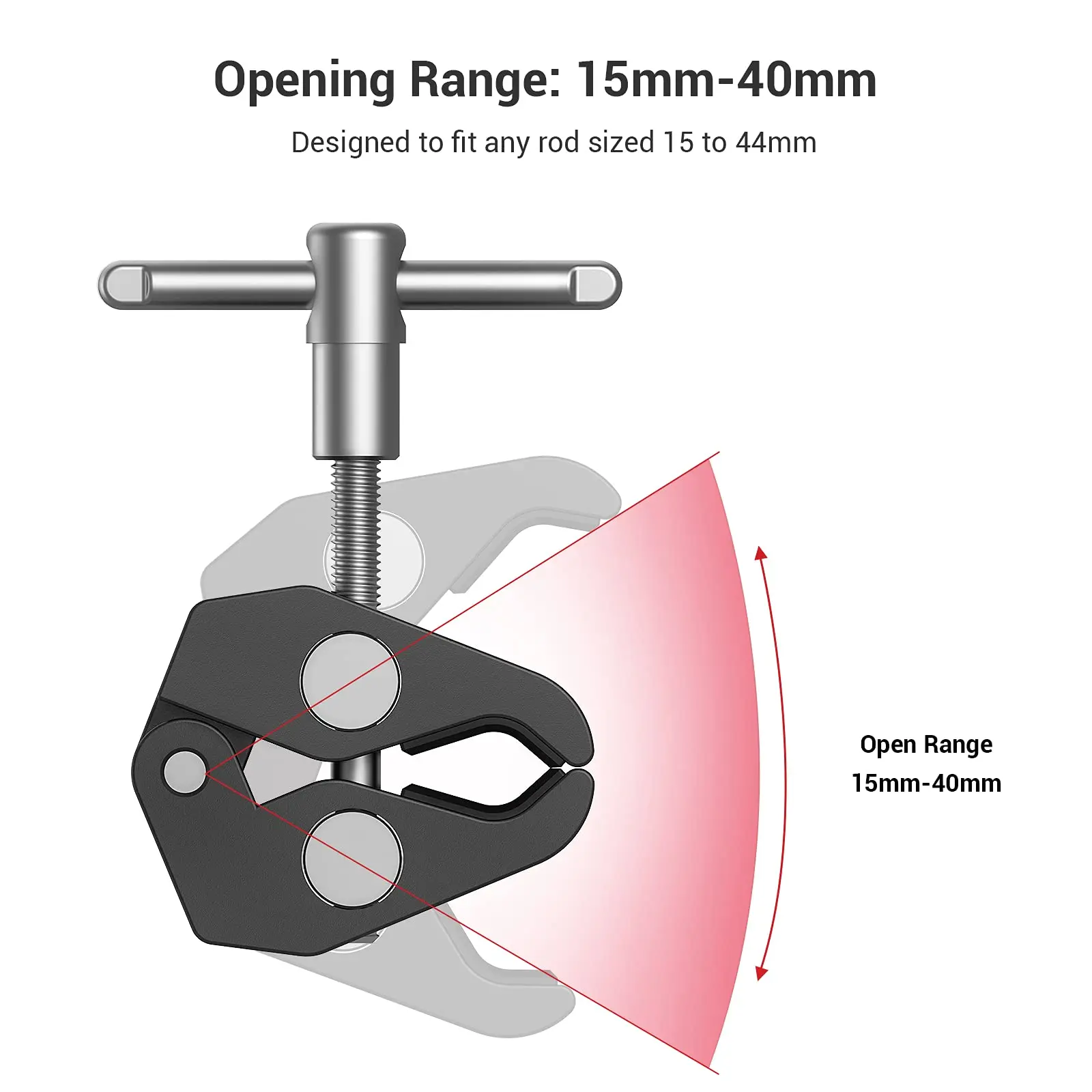 SMALLRIG-Super abrazadera y brazo mágico articulado de fricción ajustable de 9 pulgadas, con tornillo de 1/4 pulgadas para Monitor LCD/luces LED, 2732