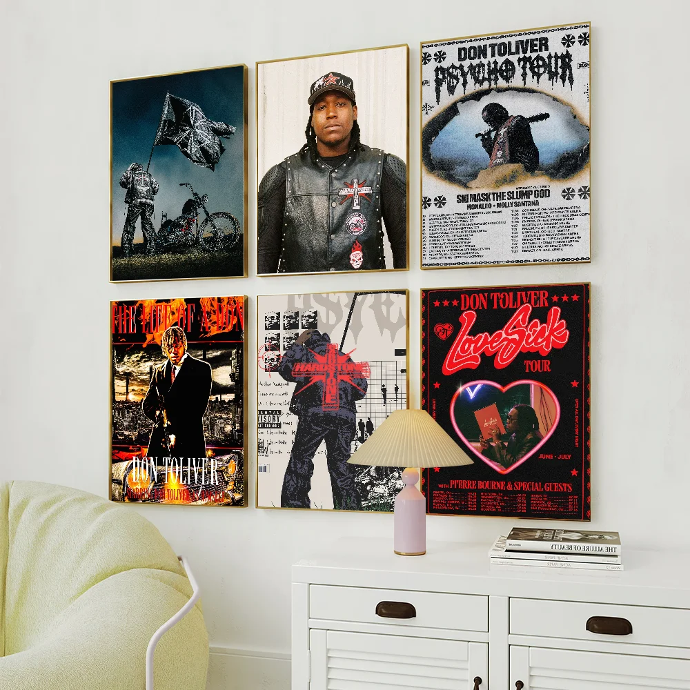 Rapper No Pole Don T-Toliver Hardstone Psycho Poster Home Prints Wall Painting Bedroom Living Room Decoration Office