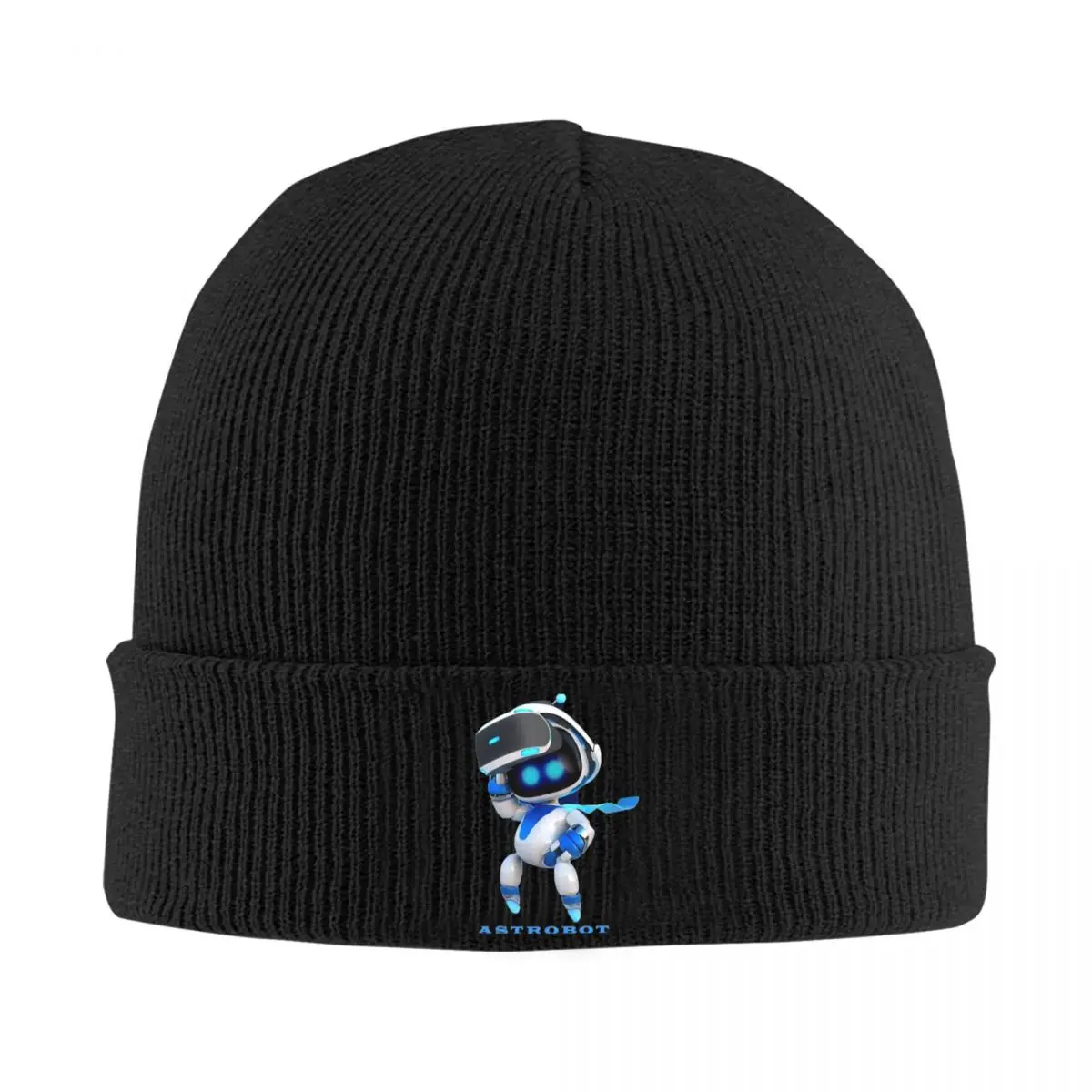 Astro Bot Rescue Mission Beanie Hats Game Bonnet Hats Adult Unisex Cool Kpop Skullies Beanies Winter Custom Head Wrap Caps