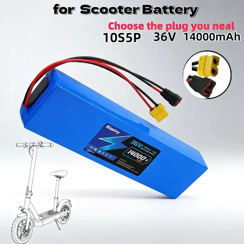 

Long Lasting 36V 14Ah 10S5P Li-ion Battery Pack BMS Protection 500W Reliable Power for Scooter Vehicle Spare Accessories