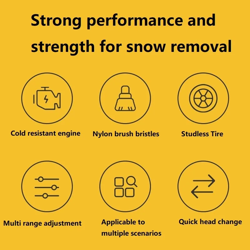 Small Snow Thrower Hand Walk-Behind Hydraulic Snowplow Machine Snow Sweeper