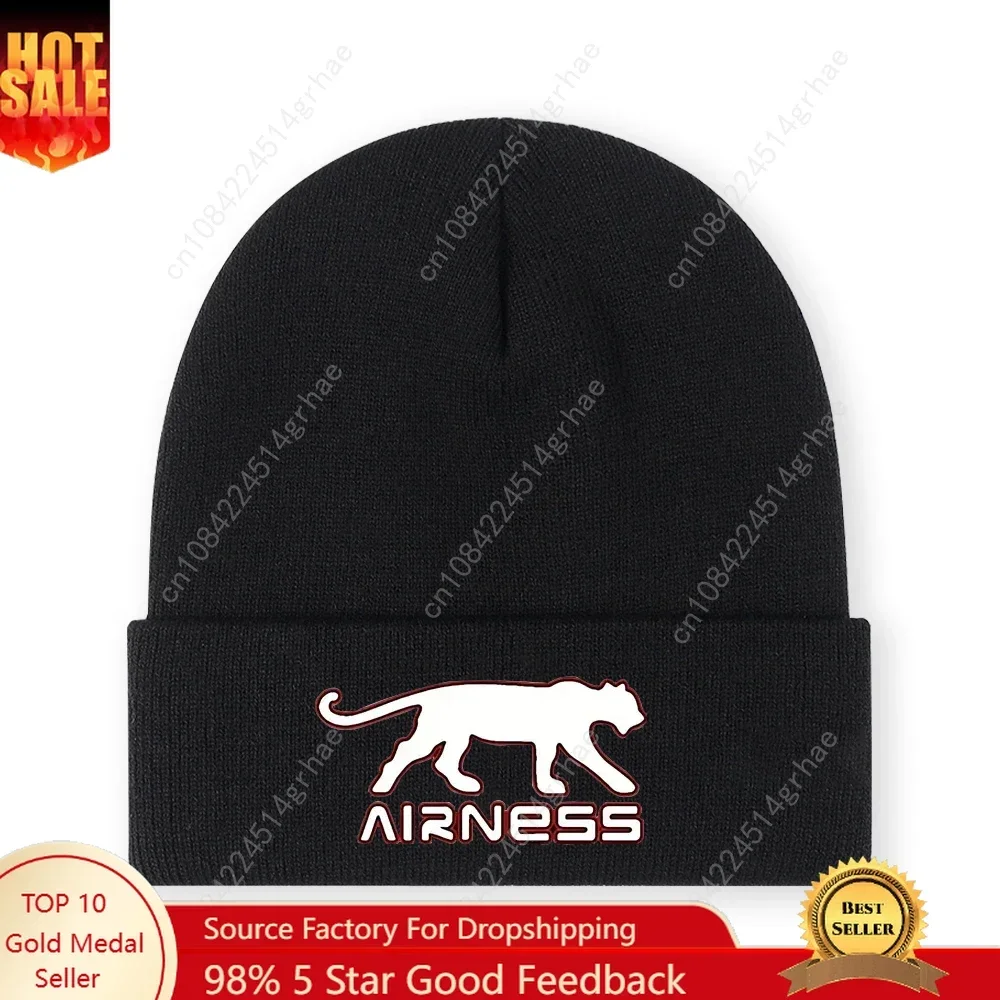 

1pc'air-ness ' Acrylic knitted beanie, outdoor headwear accessory, windproof and warm ski hat, 100% acrylic, slightly elastic