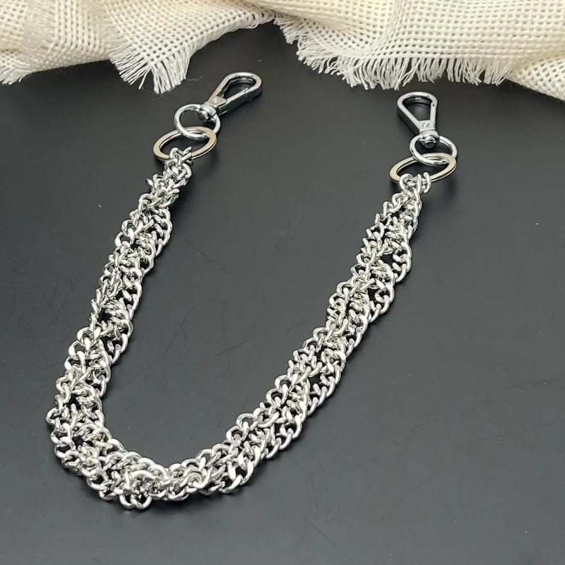 

Punk Rock Unique Metal Minimalist Keychains for Men Women Trendy Hip Hop Waist Pants Chain Jeans Skirt Jewelry New