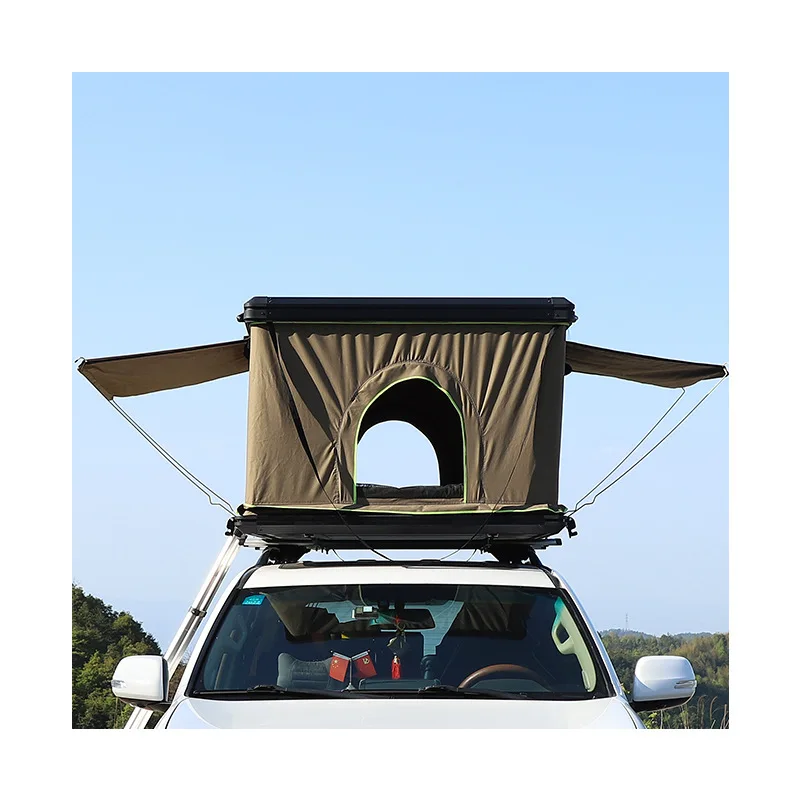 

High Strength Aluminum Hard Shell Car Roof Top Hydraulic Tent Outdoor Camping for SUV MPV Pickup Automatic Open 2P